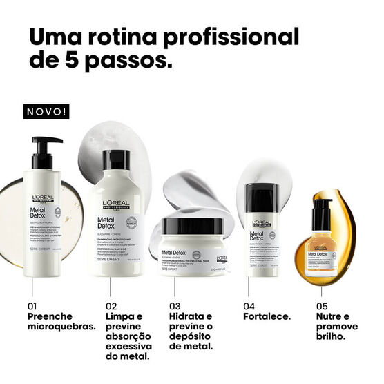 Pr&eacute;-Shampoo L'Or&eacute;al Professionnel Metal Detox